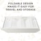 Arf Pets Wood Dog Stairs, 4 Levels Height Adjustment Wide Pet Steps, Foldable, White APSTPSWH - alternate 8